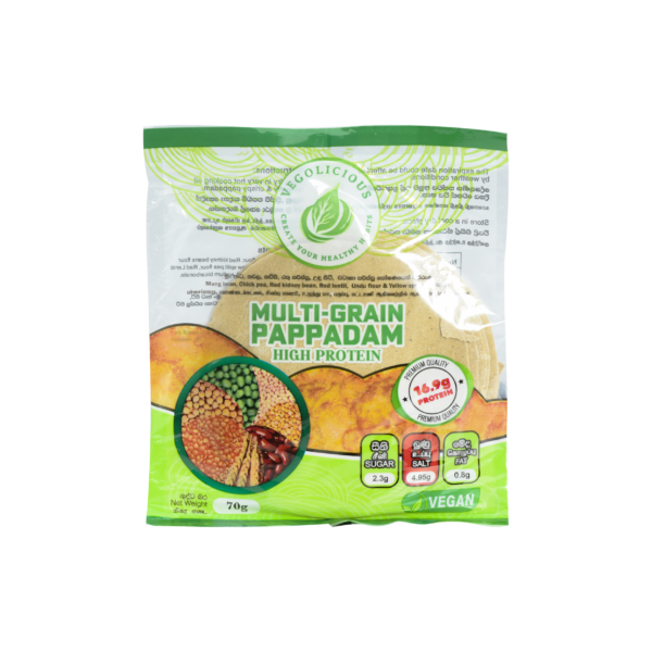Vegolicious Multi-Grain "High Protein" Pappadam - Image 4